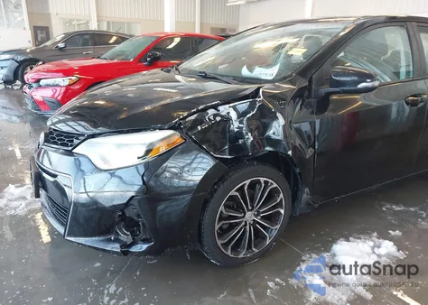 2016 Toyota Corolla S Plus from USA, damaged, VIN 2T1BURHE7GC493080